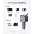 Anker USB-C Car Charger, 75W Max Ultra-Compact Type-C Fast Car Charger with Built-in Retractable Cable Car Adapter for iPhone 15/14 Series, Samsung S24/S23, MacBook Pro/Air, iPad, and More